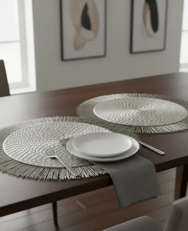 Rose Copper Sunburst Placemat (Set of 2)