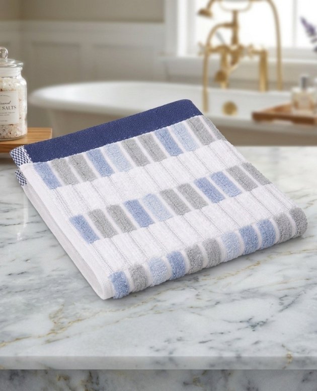 RK Sandstone Grid Wash Cloth – 12 × 12 Inches